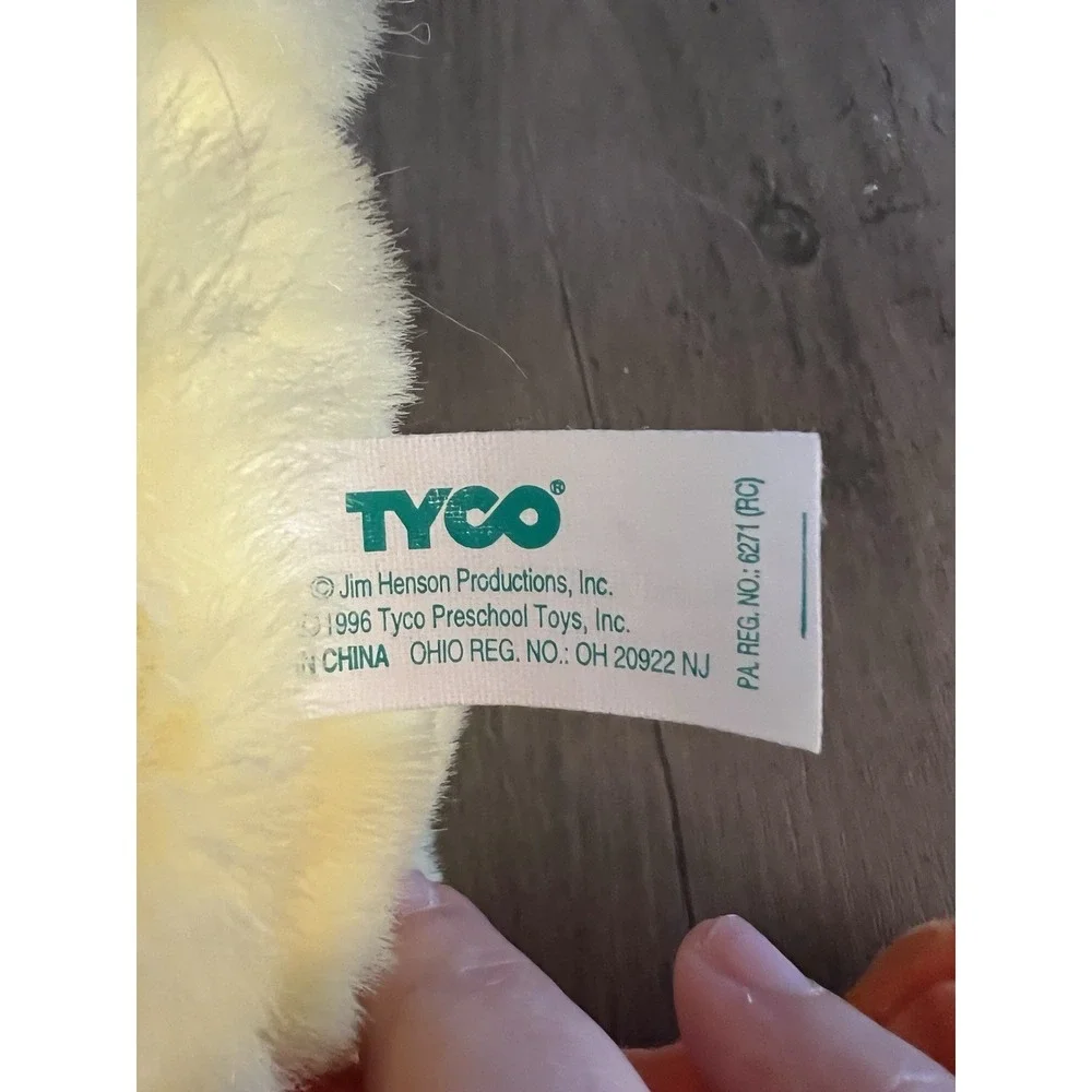 Vintage 1996 Tyco Sesame Street Plush Playtime Big Bird 16